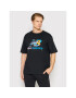 New Balance Tricou At Amp Logo MT21503 Negru Oversize - Pled.ro