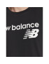 New Balance Tricou Classic Core Logo MT03905 Negru Athletic Fit - Pled.ro