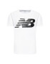 New Balance Tricou Classics Tee MT03919 Alb Athletic Fit - Pled.ro