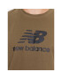 New Balance Tricou Essentials Stacked Logo Cotton Jersey Short Sleeve T-shirt MT31541 Maro Regular Fit - Pled.ro