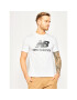 New Balance Tricou Essentials Stacked Logo Tee MT01575 Alb Athletic Fit - Pled.ro