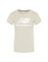 New Balance Tricou Essentials Stacked Logo Tee WT91546 Gri Athletic Fit - Pled.ro