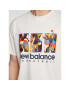 New Balance Tricou Hoops Abstract Graphic MT23587 Gri Relaxed Fit - Pled.ro