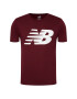 New Balance Tricou MT03919 Vișiniu Regular Fit - Pled.ro