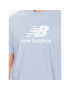 New Balance Tricou MT31541 Albastru Relaxed Fit - Pled.ro