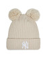 New Era Căciulă Wmns Double Pom Beanie Nyy 60364292 Bej - Pled.ro