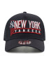 New Era Șapcă New York Yankees Graphic Logo A-Frame Trucker 60222488 Bleumarin - Pled.ro