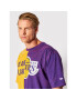 New Era Tricou LA Lakers Split Graphic 13083855 Galben Regular Fit - Pled.ro