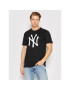 New Era Tricou New York Yankees MLB Team Logo 11863697 Negru Regular Fit - Pled.ro