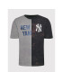 New Era Tricou New York Yankees Split Graphic 13083854 Gri Regular Fit - Pled.ro