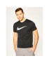 Nike Tricou tehnic Breathe Run Ss Wr Po Gx CJ5386 Negru Standard Fit - Pled.ro