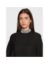 Nissa Bluză TOP13600 Negru Oversize - Pled.ro