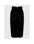 Nissa Fustă midi FS12585 Negru Slim Fit - Pled.ro