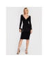 Nissa Rochie cocktail RS13468 Negru Slim Fit - Pled.ro