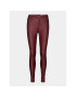 Noisy May Pantaloni din material Callie 27013113 Vișiniu Skinny Fit - Pled.ro