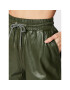 Notes Du Nord Pandaloni de piele Tazz 12504 Verde Relaxed Fit - Pled.ro