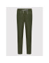 Notes Du Nord Pandaloni de piele Tazz 12504 Verde Relaxed Fit - Pled.ro