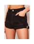 One Teaspoon Pantaloni scurți de blugi Bandits High Waist 22977 Negru Regular Fit - Pled.ro