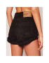 One Teaspoon Pantaloni scurți de blugi Bandits High Waist 22977 Negru Regular Fit - Pled.ro