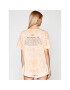 One Teaspoon Tricou Starship Sunset Tie Dye Tee 23917 Portocaliu Boyfriend Fit - Pled.ro