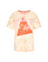 One Teaspoon Tricou Starship Sunset Tie Dye Tee 23917 Portocaliu Boyfriend Fit - Pled.ro