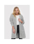 ONLY Carmakoma Cardigan Bernie 15190574 Gri Regular Fit - Pled.ro