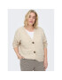 ONLY Carmakoma Cardigan Celina 15263808 Bej Regular Fit - Pled.ro