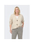 ONLY Carmakoma Cardigan Celina 15263808 Bej Regular Fit - Pled.ro