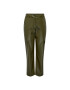 ONLY Pantaloni din imitație de piele 15293029 Verde Loose Fit - Pled.ro