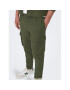 Only & Sons Pantaloni din material 22024998 Verde Tapered Fit - Pled.ro