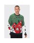 Only & Sons Pulover Xmas 22023349 Verde Regular Fit - Pled.ro