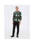 Only & Sons Pulover Xmas Santa 22023994 Verde Regular Fit - Pled.ro