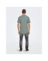 Only & Sons Tricou 22017822 Verde Long Line Fit - Pled.ro