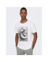 Only & Sons Tricou 22026378 Alb Regular Fit - Pled.ro