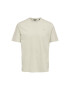 Only & Sons Tricou Adam 22019288 Bej Regular Fit - Pled.ro