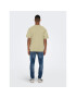 Only & Sons Tricou Fred 22022532 Bej Relaxed Fit - Pled.ro