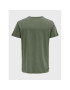 Only & Sons Tricou Laos Longline 22023186 Verde Regular Fit - Pled.ro