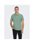 Only & Sons Tricou polo 22021769 Verde Slim Fit - Pled.ro