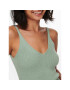 ONLY Top Lina 15207059 Verde Slim Fit - Pled.ro