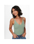 ONLY Top Lina 15207059 Verde Slim Fit - Pled.ro