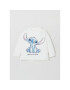 OVS Bluză DISNEY 1615077 Alb Regular Fit - Pled.ro