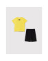 OVS Set tricou și pantaloni scurți BATMAN 1437965 Galben Regular Fit - Pled.ro