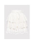 Patrizia Pepe Fustă mini 2G0853/A062-W146 Alb Regular Fit - Pled.ro