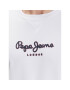 Pepe Jeans Bluză Edward Crew PM582380 Alb Regular Fit - Pled.ro