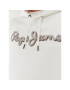 Pepe Jeans Bluză Ryan Hoodie PM582328 Alb Regular Fit - Pled.ro