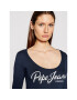 Pepe Jeans Bluză Sue PL504710 Bleumarin Regular Fit - Pled.ro