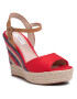 Pepe Jeans Espadrile Ohara Evy PLS90457 Roșu - Pled.ro