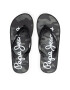 Pepe Jeans Flip flop Wgale Camo PMS70116 Negru - Pled.ro