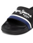 Pepe Jeans Șlapi Slider Portobello PMS70108 Negru - Pled.ro