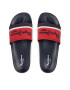 Pepe Jeans Șlapi Slider Portobello PMS70108 Roșu - Pled.ro